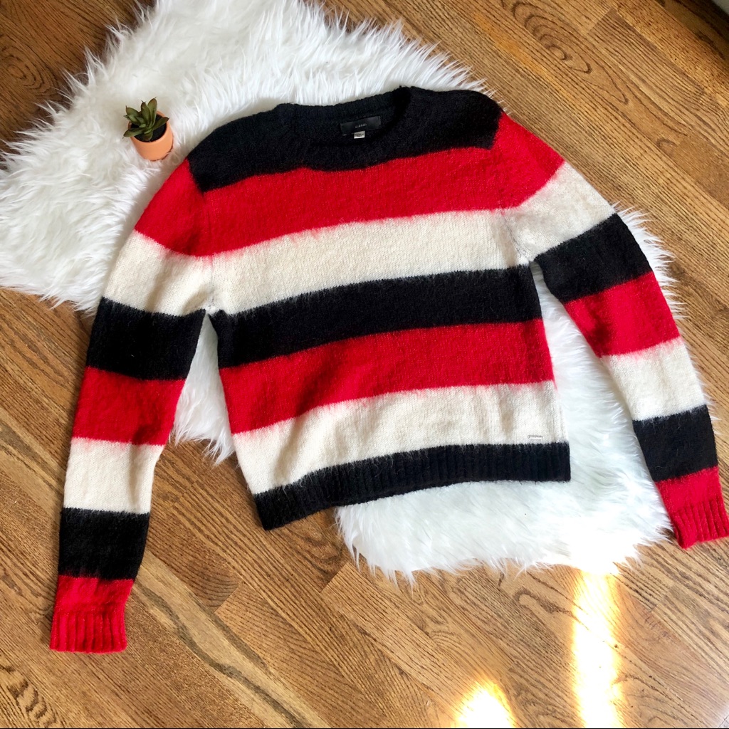 Diesel Color Block Sweater